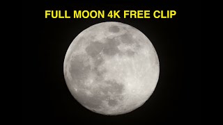Full Moon Rising 4K / luna llena saliendo en 4K