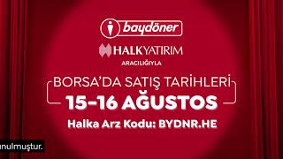 Baydöner Halka Arz Oluyor