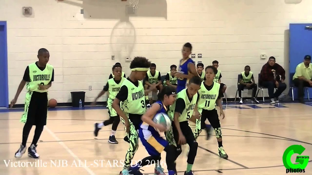 Victorville NJB ALLSTARS D2 VS Chino Valley 2016 Basketball YouTube