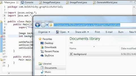 Java Graphics Tutorial 2: Adding Images