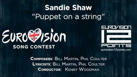 Sandie Shaw  "Puppet on a string"  1967 Eurovision Song Contest