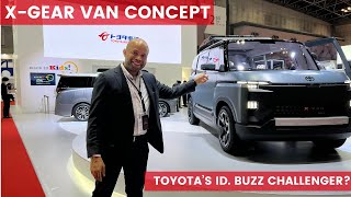 Is  X-Gear Van Concept Toyota's Answer to VW ID. Buzz? | Walkaround and First Look