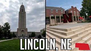 Lincoln, Nebraska I Nebraska's State Capital I UNL Sculptures I College Town Vibes I 4K