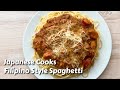 I Cooked Filipino Style Spaghetti For The First Time! Did We Like The Sweet Spaghetti?