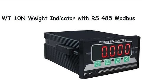 WT10 Weight Indicator with Modbus
