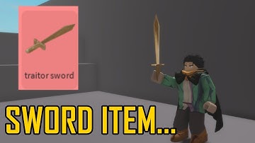 NEW BUILD MODE SWORD ITEM... (Roblox Piggy)