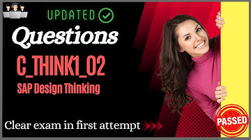 SAP C_THINK1_02 Certification Questions and Study Material [Latest]