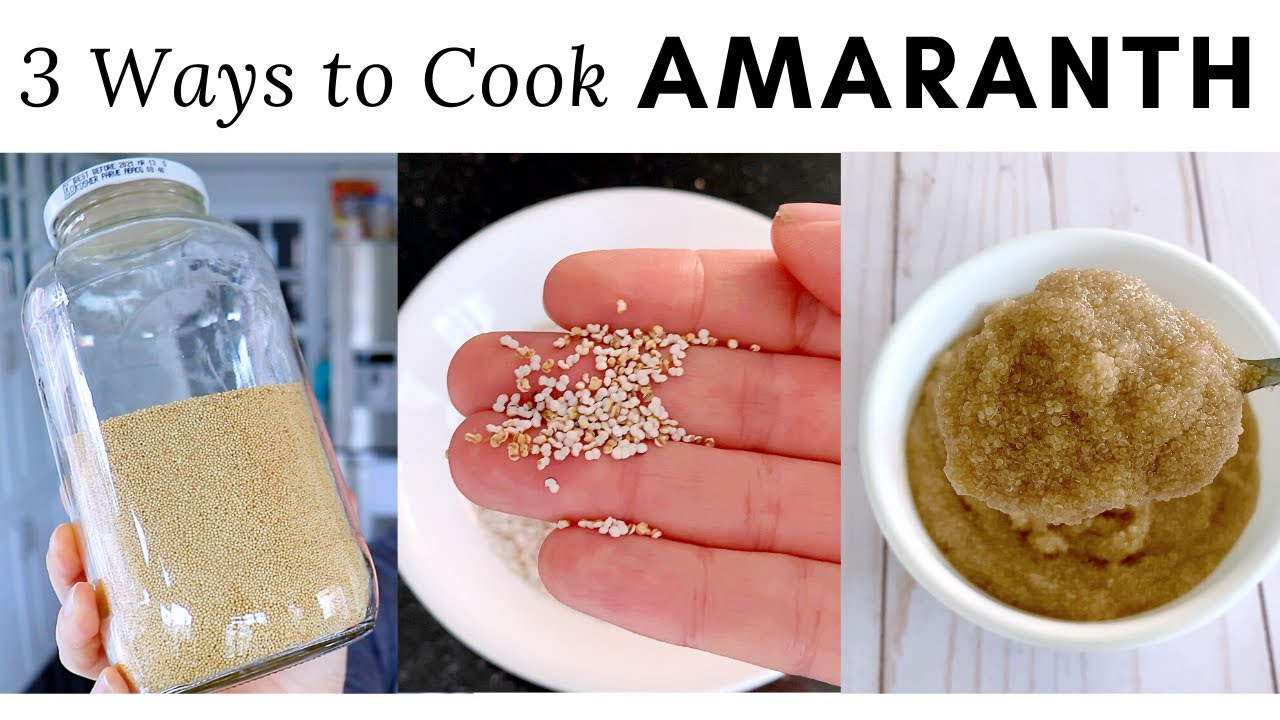 Amaranth 3 Ways: Popped, Stovetop \U0026 Instant Pot!