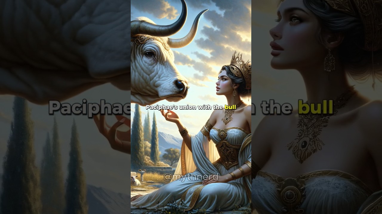 She Did WHAT with The Bull?! #greekmythology #greekgods #mythology #minotaur