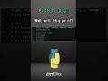 Easy Python Quiz⚡️#shorts #coding #python #programming