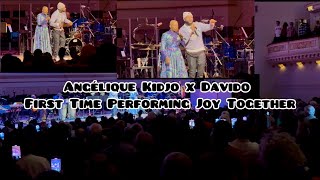 Davido U0026 Angelique Kidjo First Time Performing Joy Together  Band  Carnegie Hall New York