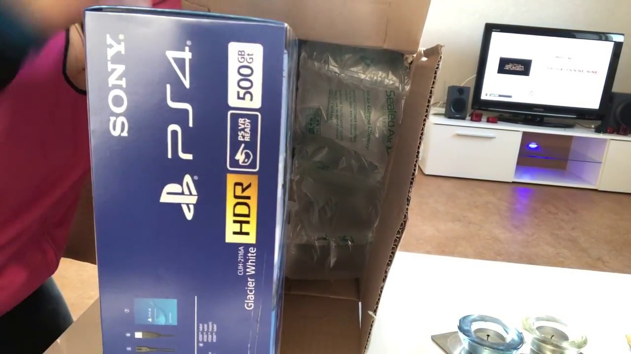 Playstation 4 slim white UNBOXING YouTube
