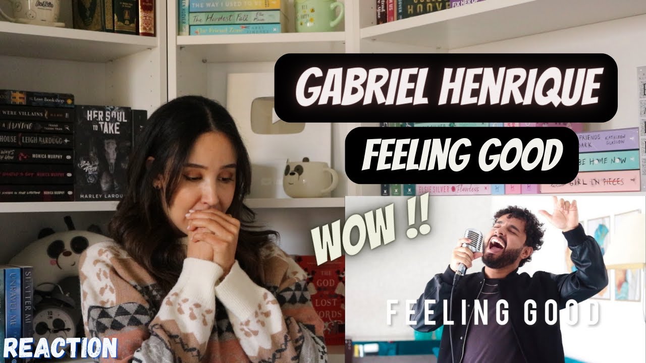 Gabriel Henrique - feeling Good (Cover) REACTION | FIRST TIME LISTENING