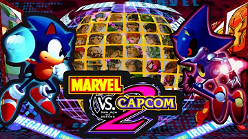 Marvel vs. Capcom 2 - Character Select Theme: Sega Genesis/Mega Drive Cover