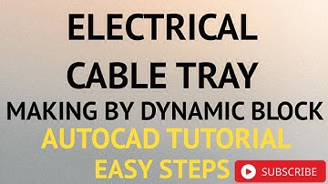 AutoCAD Electrical Cable Tray