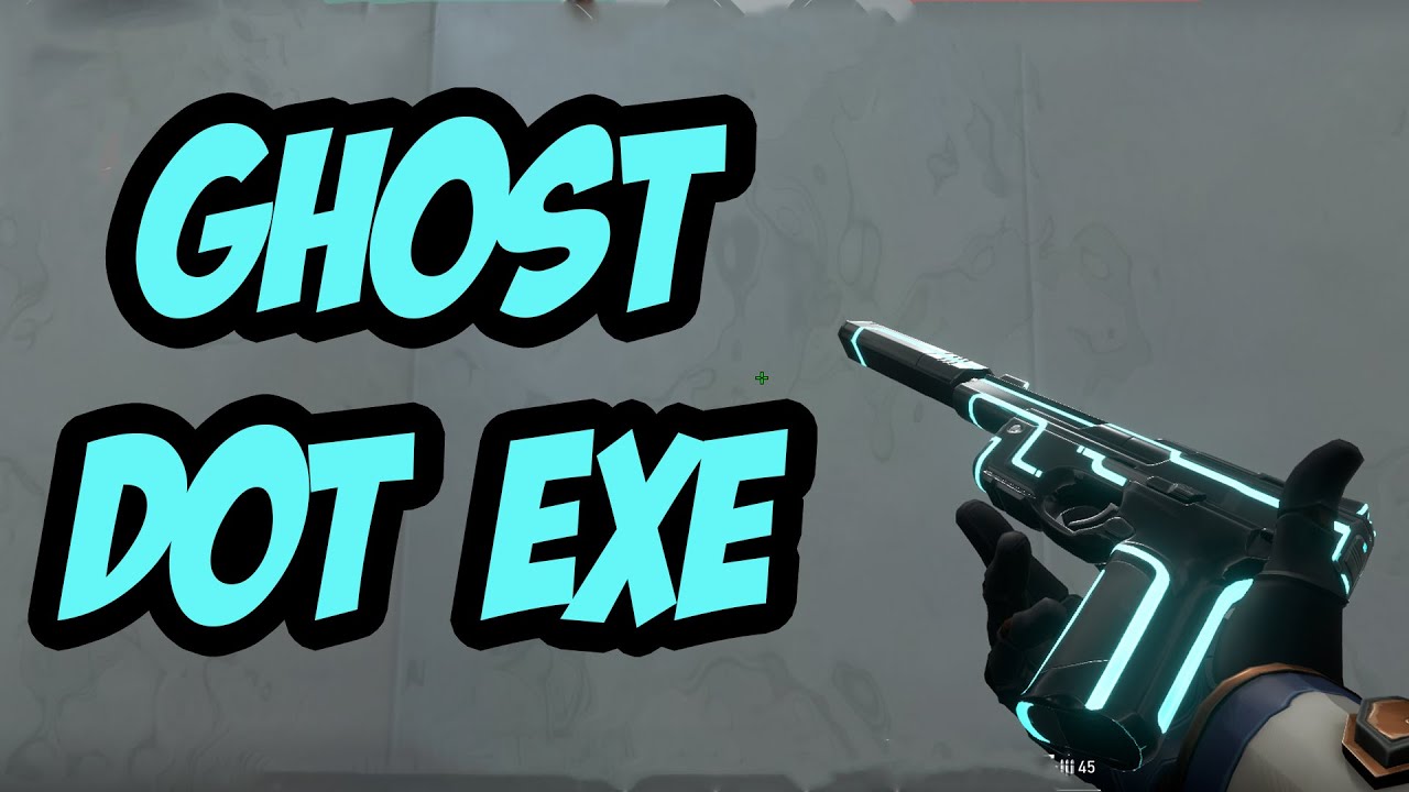 VALORANT GHOST DOT EXE SKIN GAMEPLAY YouTube