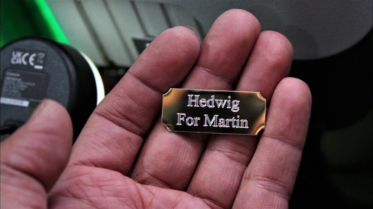Custom Engraving Small Gold Plate Personal Message YouTube