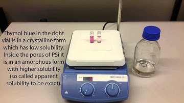 Enhanced Dissolution with Porous Silicon - Pharmaceutical Physics Group Presentation Video