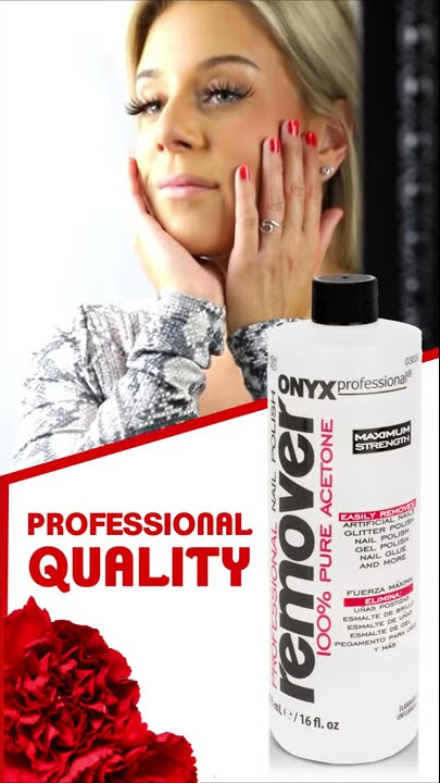 100% Pure Acetone Nail Polish Remover — ONYX Brands