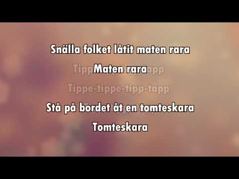 Tomtarnas julnatt - Tipp tapp (karaoke - lyrics)