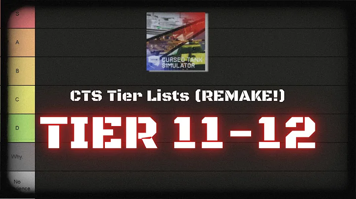 Cursed Tank Simulator Tier List (REMAKE!!) Part 6 FINAL!! | Tier 11-12 [OUTDATED]
