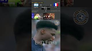 FIFA world cup Qatar 2022 Argentina vs France Penalties 4-2 Final EHD Extra shorts