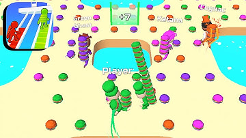 Bridge Race ​- All Levels Gameplay Android,ios (Levels 40-42)