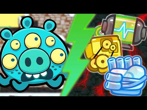 Can you COMPLETE Bad Piggies WITHOUT Electricity?! | FINALE