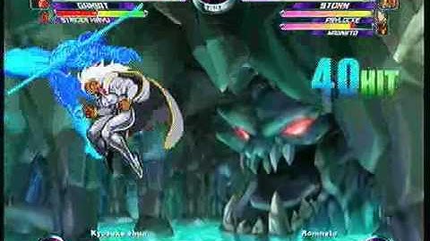MvC2 Online (360): Kyosuke Shun (Jill/Gam/Strid) vs Brett (MSP) 6 .:4.14.10:.