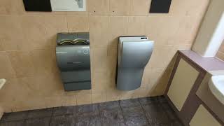 Dyson Airblade AB03 and Mediclinics Dualflow Hand Dryers at National Railway Museum, York 🚹