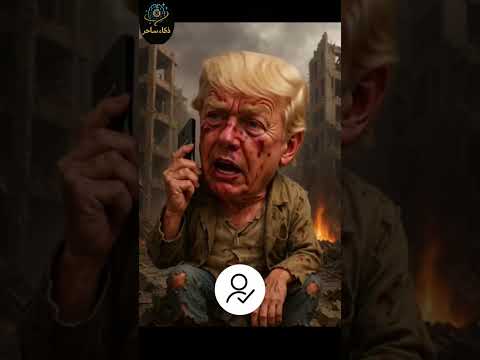 الحقني يا ترامب نتنياهو يستغيث بالنسخة المصرية A ذكاء ساحر Funny Comedy