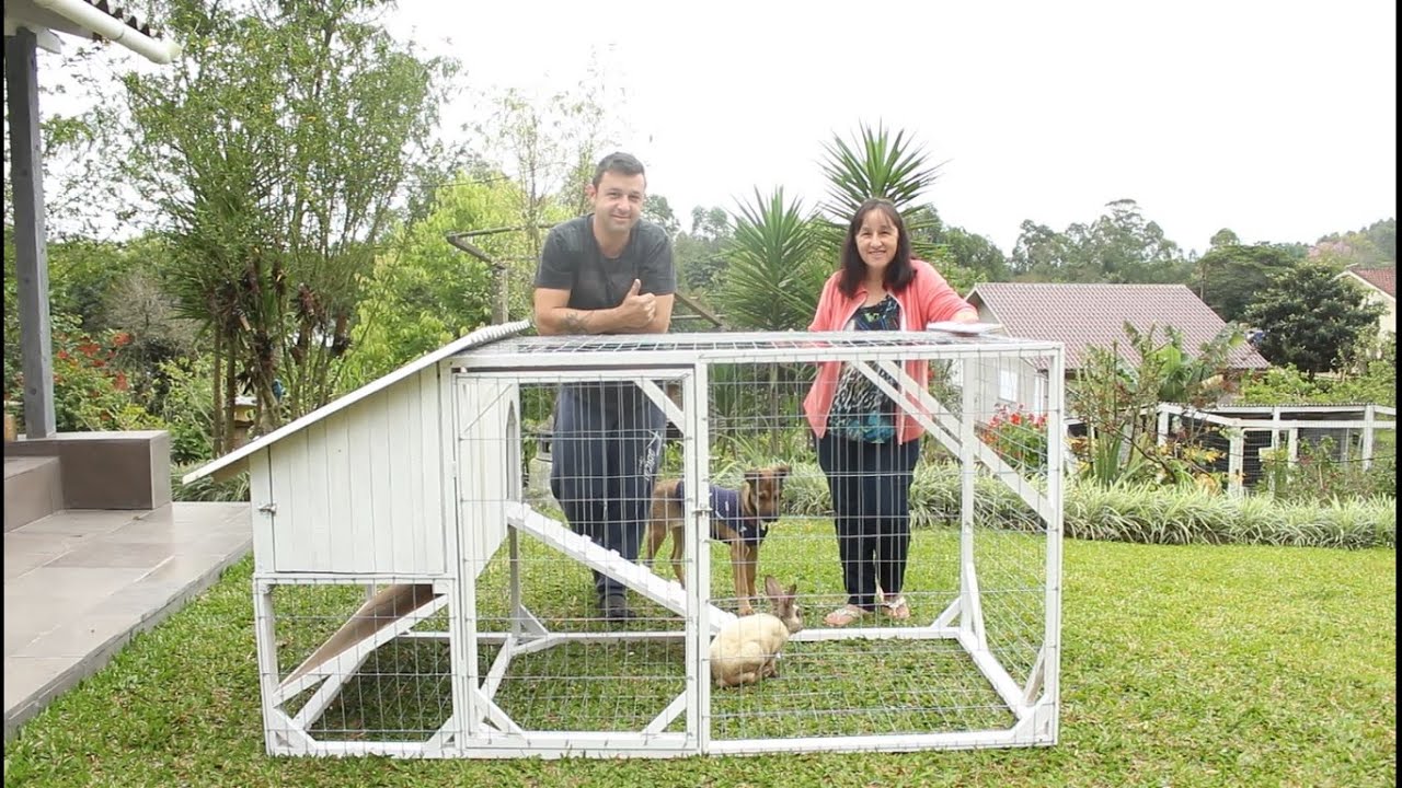 UMA CASA AMPLA E CONFORTÁVEL PARA O COELHO
