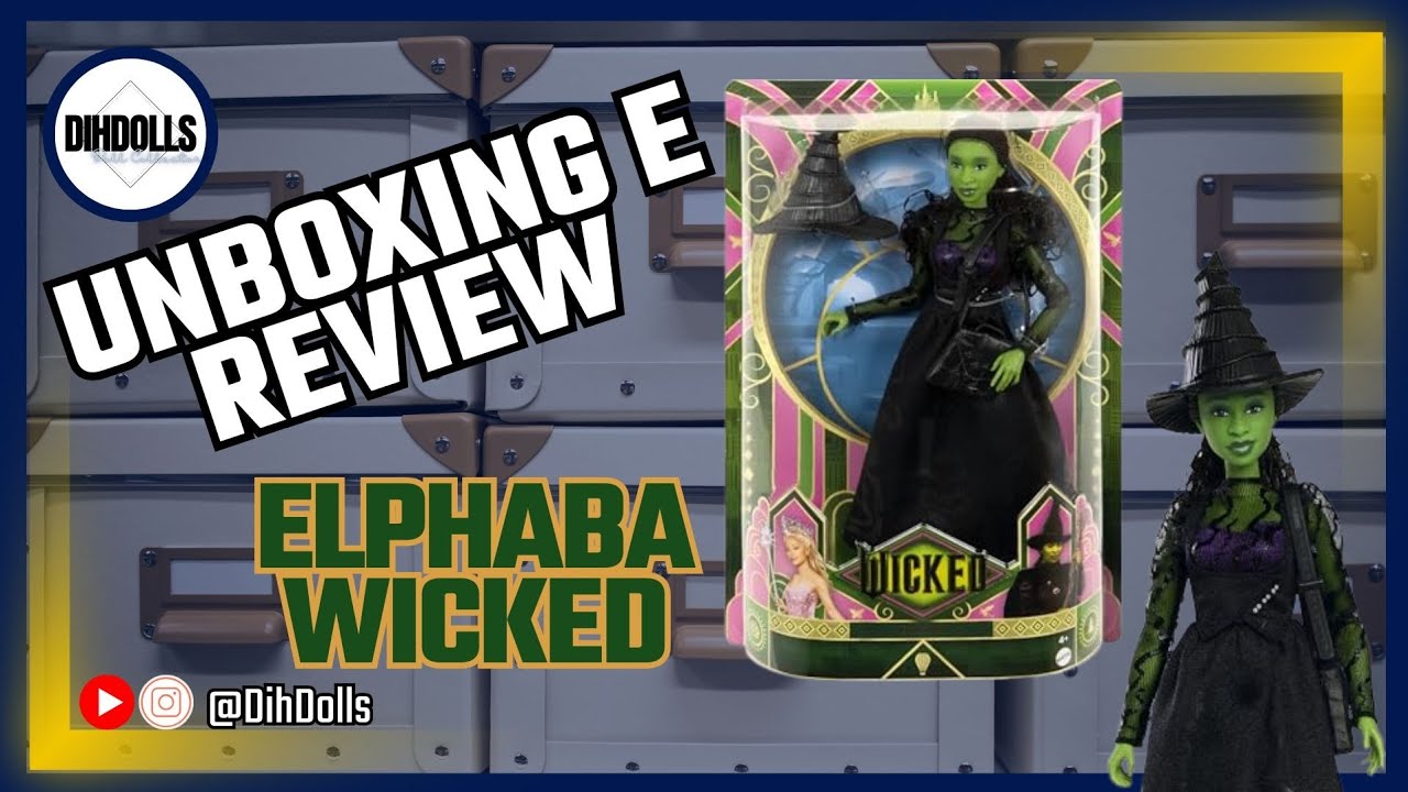 UNBOXING & REVIEW: Barbie Elphaba – Wicked