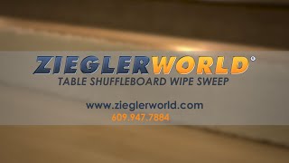 ZieglerWorld Table Shuffleboard Board Wipe Sweep