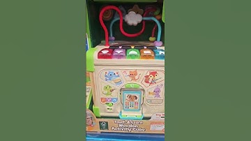Touch and Learn wooden activity cube #leapfrog #youtube