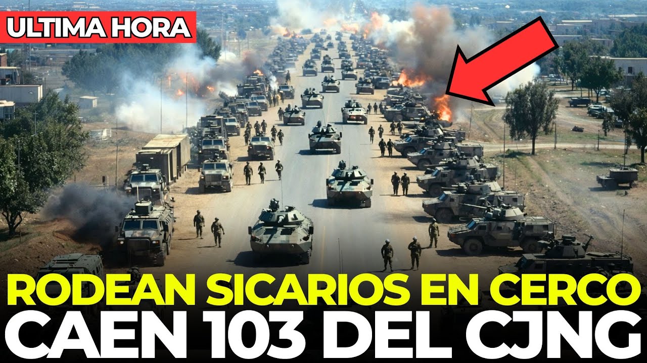 CERCO MILITAR en GUANAJUATO:MURCIÉLAGOS RODEAN a 103 NARCOS del CJNG y ABATEN a "EL ÁGUILA"