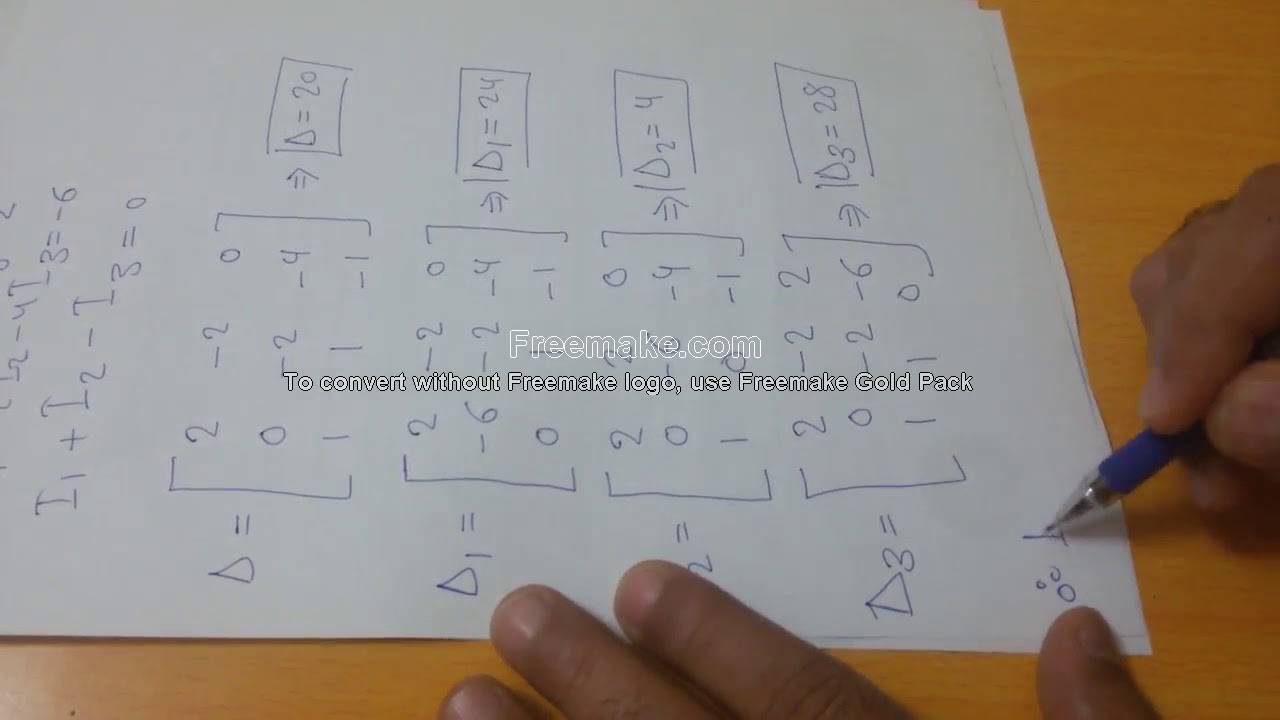Kirchhoff's Laws: Solve an examination questions 2   2 حل أسئلة أمتحانية بأستخدام قانوني كيرتشوف