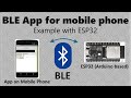 Create a ble app for your mobile phone control an esp32 with ble