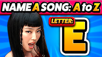 Kpop Song Association Challenge ✨ Name a Song A to Z | KPOP GAME 2025