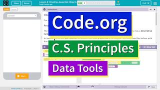 Creating Javascript Objects Lesson 8.3 Tutorial with Answers Code.org CS Principles