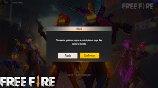 CORRE AGORA! TODAS AS CONTAS BANIDAS, FIM DO FREE FIRE!! (novo hack)
