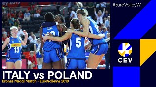 Italy vs Poland I #EuroVolleyW 2019 - Bronze Medal Match I FULL MATCH