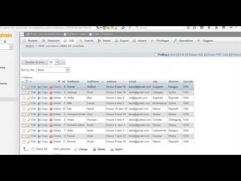 SQL Queries With PhpMyAdmin Select Data Part 08