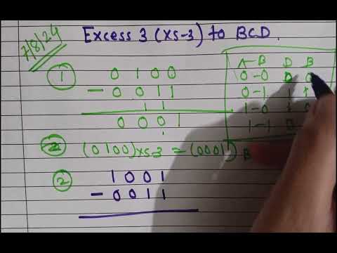 Excess 3 To BCD Code Converter