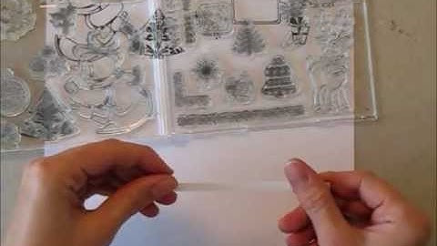 How I Organize My Clear Stamps