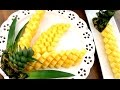 How To Cut and Serve Pineapple 🍍🍍🍍 The Most Satisfying Video Ever