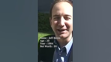 Thumbnail of Jeff Bezos | BEFORE and AFTER his SUCCESS ! #shorts #jeffbezos #amazon  #ceo