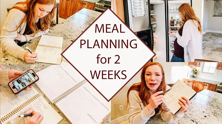 How to MEAL PLAN for 2 WEEKS + GROCERY SHOP  ||  F...
