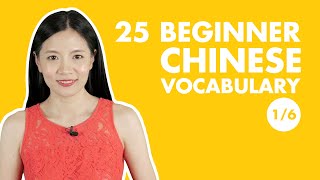 25 Beginner Chinese Vocabulary | Easy | New HSK 1 screenshot 4