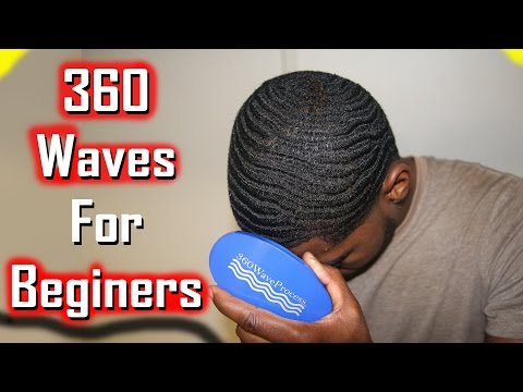 Como fazer ondas de 360 graus para iniciantes com cabelo crespo ou liso
